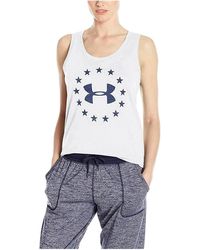 Under Armour - Freedom Logo Tank 1284338 100" - Lyst