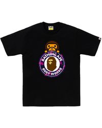 A Bathing Ape - Camo Color Milo On Busy Works Ss T-Shirt Camo" 0Zxtemx00710Q Bks" - Lyst