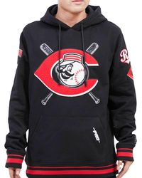 Pro Standard - Mlb Cincinnati Reds Mash Up Logo P/O Hoodie Lcr533337 Blk" - Lyst