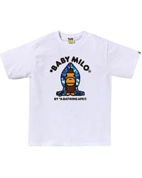 A Bathing Ape - Abc Camo Milo Hoodie Ss T-Shirt Camo" 0Zxtemx00510Q Whk" - Lyst