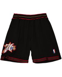 Mitchell & Ness - Nba Authentic Road Shorts 76Ers 97-98 "76Ers" Ashrgs18129 P76Blck97" - Lyst