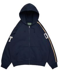 DENIM TEARS - Chenille Patch Zip Hoodie Dt914" - Lyst