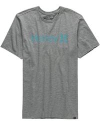 Hurley - Premium One & Only Push Through T-Shirt "Dark Heather" 892205-064" - Lyst