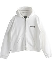 Balenciaga - Salon De Couture Regular Fit Zip-Up Hoodie 851236 Tuvd9 9000" - Lyst