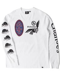 by Parra - Team Changes Ls T-Shirt 55150-Wht" - Lyst