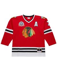 Mitchell & Ness - Nhl Dark Jersey Blackhawks 1991 Chris Chelios "Scarlet" Jy9047 Cbhscar" - Lyst