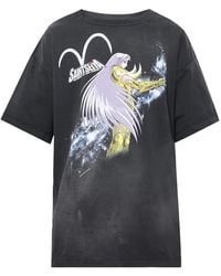 SAINT Mxxxxxx - Saint Michael X Saint Seiya Mu Logo Short Sleeve T-Shirt Shirt Multi" Sm Ys8 0000 C27" - Lyst