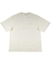 Off-White c/o Virgil Abloh - Tape Arrow Skate Fit Tee "Vanilla Ice" 44Owos26T059 102" - Lyst