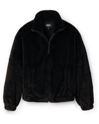 UGG - Tash Faux Fur Jacket 1161090 Blk" - Lyst