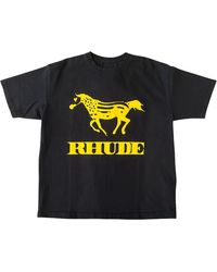 Rhude - Dinero T-Shirt "Vintage/ Rhfw26Tt04012" - Lyst
