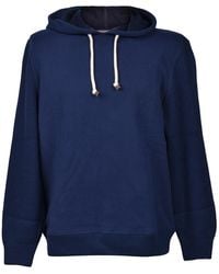 Brunello Cucinelli - Cotton Two-Tone Hoodie Sweater Brun2970" - Lyst