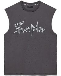 Purple Brand - Voltage Script Tank Top P103 Tjsp326" - Lyst