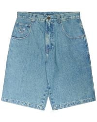 Vetements - Biker Cross Hip-Hop Denim Shorts Vtm-Mbtm-0002" - Lyst