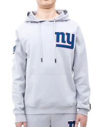 Pro Standard - Nfl New York Giants Logo Blended Hoodie Fng540120 Gry" - Lyst
