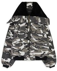 PROJECT G/R - Oversized N2B Bomber Jacket "Camo" Pgr Xotw 0007" - Lyst
