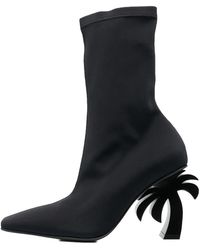 Palm Angels - Palm Tree Suede Ankle Boots Pwid005F22Fab0011010" - Lyst