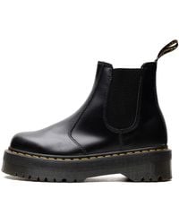 Dr. Martens - 2976 Smooth Leather Platform Chelsea Boots 24687001" - Lyst