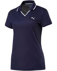 PUMA - Pique Polo "Peacoat" 574649 02" - Lyst