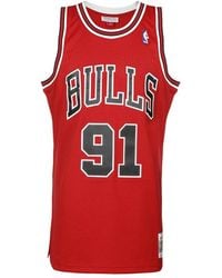 Mitchell & Ness - Swingman Road Jersey "Nba Jersey Bulls 97 Dennis Rodman" Smjygs18154 Cbuscar97Drd" - Lyst