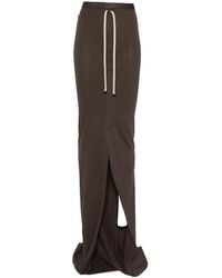 Moncler - Rick Owens Knitted Adjustable Skirt "Dark Dust" Mon66" - Lyst