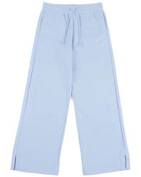 Nike - Sportswear Phoenix Fleece High-Waisted Wide-Leg Trousers "Hydrogen Sail" Ih1011 407" - Lyst