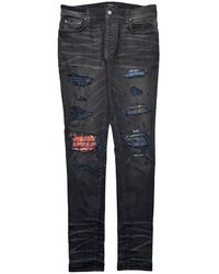 Amiri - Mx1 Vintage T-Shirt Animation Patch Jeans "Aged" S0M01160Sd Abl" - Lyst