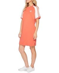 adidas - Originals Raglan Dress "Trace Scarlet Cy4759" - Lyst