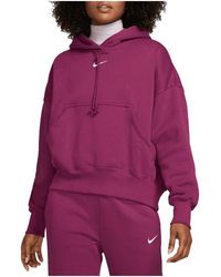 Nike - Sportswear Phoenix Fleece Oversized Hoodie "Rosewood Sail" Dq5858 653" - Lyst