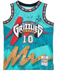 Mitchell & Ness - Hyper Hoops Swingman Jersey "Nba Grizzlies 1998 Mike Bibby" Tfsm1253 Vgr98Mbiteal" - Lyst
