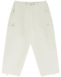 Rhude - Washed Parachute Pants Track Pants "Off- Rhss24Pa22320372 Ofw" - Lyst