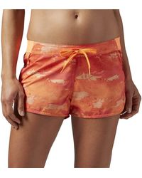 Reebok - Workout Ready Woven Aop Camo Short "Electric Peach" Aj3465" - Lyst