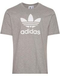 adidas - Originals Trefoil T-Shirt "Medium Heather" Jc7911" - Lyst