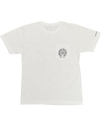 Chrome Hearts - Horseshoe Logo Pocket Short Sleeve T-Shirt Chrm1239" - Lyst