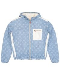 CASABLANCA - Cashmere Terry/ Denim Reversible Jacket Aw25 Jtp 429 01" - Lyst