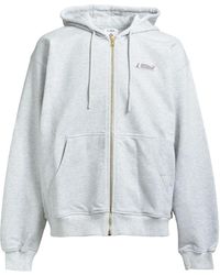 CASABLANCA - Embroidered Logo Zip Up Hoodie -Aw25-Jtp-408-01" - Lyst