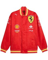 PUMA - Sf Team Varsity Jacket 763606 01" - Lyst