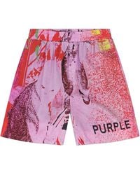 Purple Brand - Lyocell Pull-On Shorts P537 Lprh225" - Lyst