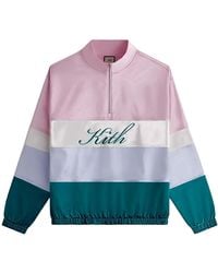 Kith - Panelled 1/4 Zip Sweatshirt Khw030524 692" - Lyst