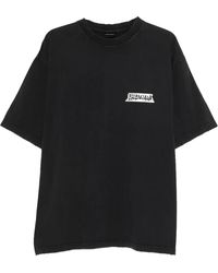 Balenciaga - Masking Tape Medium Fit T-Shirt "Faded" 764235 Ttvl6 1041" - Lyst