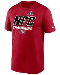 Nike - 2023 Nfc Champions Iconic T‑Shirt "San Francisco 49Ers" 9Z1B7Nfkaer949" - Lyst