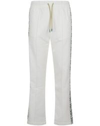 CASABLANCA - Technical Pocket & Laurel Tape Open Hem Jogger "Off" Mpf25 Jtr 278 01" - Lyst