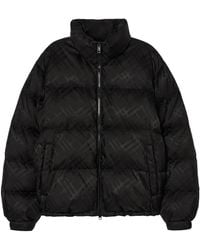 Burberry - Check Nylon Highlands Puffer Jacket 8131371" - Lyst
