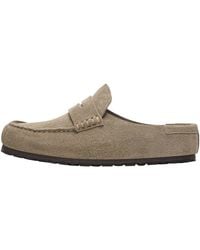 Birkenstock - Naples Wrapped Suede Leather "Taupe" 1029710" - Lyst
