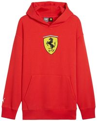 PUMA - Ferrari Race Big Shield Hoodie 627054 02" - Lyst