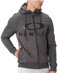 Oakley - Bark Full Zip Hoodie "Forged Iron" 461643 24J" - Lyst