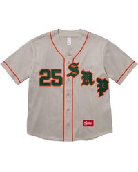 Supreme - Old English Baseball Jersey "Ss25 - Lyst
