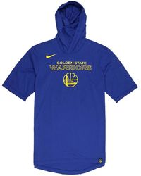 Nike - Nba Golden State Warriors Hooded T-Shirt "Royal" Aq7007 495" - Lyst