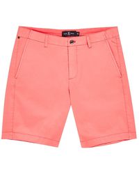 Psycho Bunny - Diego Neon Coral Shorts B6R790N1Ce Ncr" - Lyst
