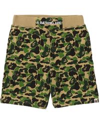 A Bathing Ape - Abc Camo Sweat Shorts 1I30 153 017" - Lyst
