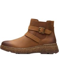 Clarks - Noralyn Strap Boot "Tan Leather" 26180101" - Lyst